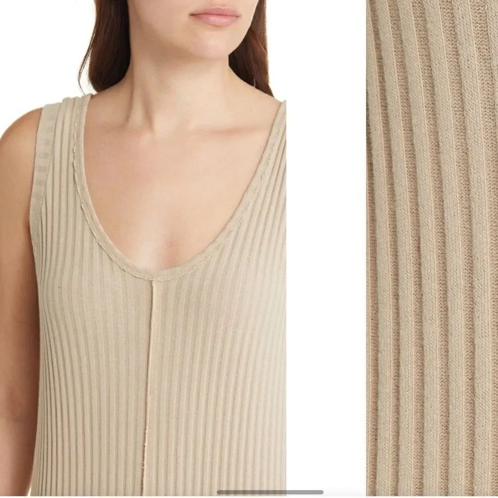 Treasure & Bond Rib Wide Leg Jumpsuit - Picture 3 of 9